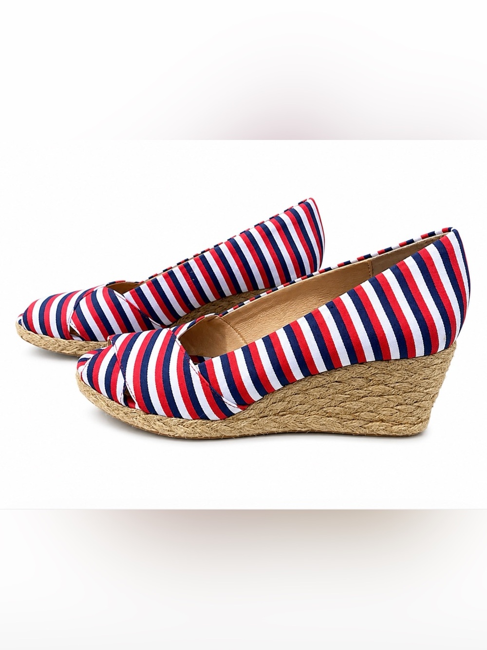 Adrienne Vittadini Bailee Espadrille Wedge Size 9
